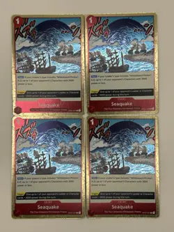 One Piece Seaquake - OP02-021 - R 4x Playset Paramount War - Image 1