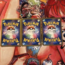 Pokemon Cards DP Series Shimmering Darkness Voltorb 3-Card Set - Image 2