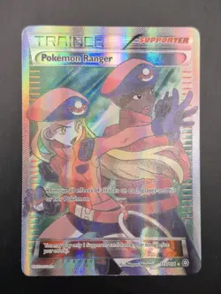 TRAINER Pokemon Ranger 113/114 Full Art STEAM SIEGE Pokemon Card - Image 1