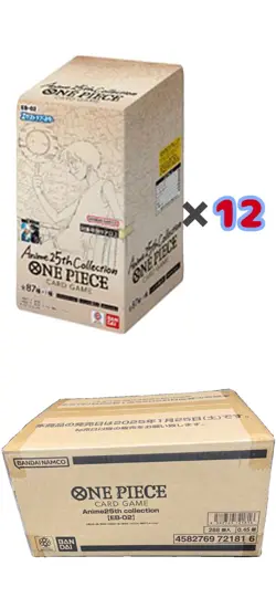 ONE PIECE Card EXTRA Anime 25th collection EB02 case( 12Box ) Japanase - Image 1
