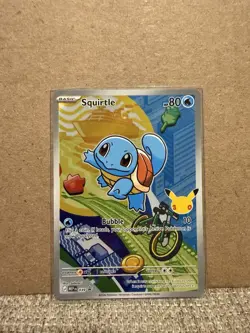 Squirtle 039 MEF Promo Card Basic 80 HP Bubble Attack English Pokemon TCG - Image 1