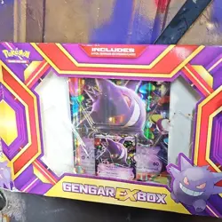 Pokemon Gengar EX Box - Holo Promo Gengar EX 114/119 Standard Size Card - Image 1