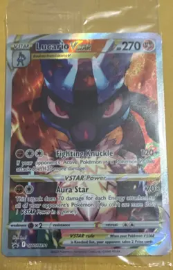 Pokemon Lucario VSTAR Holo Promo SWSH291 SWSH: Sword & Shield Promo Card - Image 1