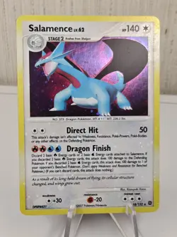 Salamence 18/132 HOLO BLEED W/SWIRL🌀Pokemon TCG Card Secret Wonders NM - Image 1