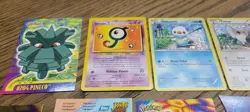 Pokemon Mixed Card Lot Johto Series Croconaw Die Cut Wobbuffet Sticker Snubbull - Image 3