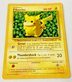 Auth Pokemon Card Pikachu 60HP Lv.16 #25 Glossy Promo English from Japan - Image 1