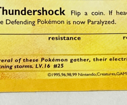 Auth Pokemon Card Pikachu 60HP Lv.16 #25 Glossy Promo English from Japan - Image 3