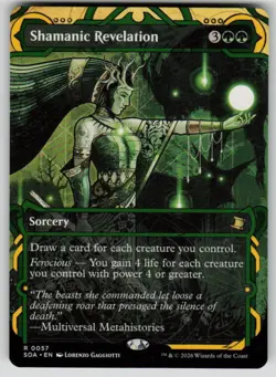 Shamanic Revelation Rare Secrets of Strixhaven: Mystical Archive 57 MTG NM 2026 - Image 1