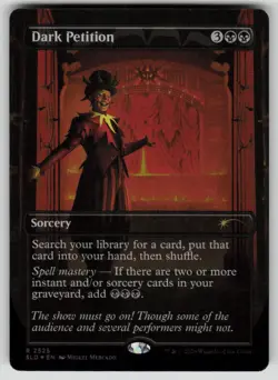 Dark Petition Holo Rare Secret Lair Drop Series 2525 MTG Near Mint - Image 1