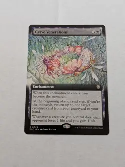 Grave Venerations (Extended Art) Commander: Lorwyn Eclipsed Regular - Image 1