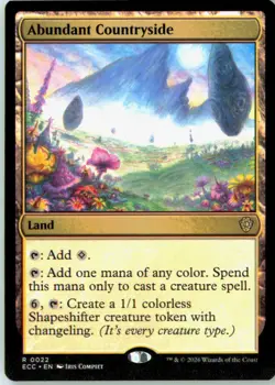 Abundant Countryside 22 Rare Commander: Lorwyn Eclipsed Near Mint - Image 2