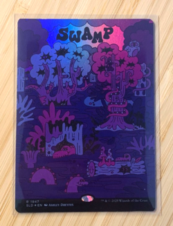 Swamp (1947) (Rainbow FOIL) Secret Lair Drop Foil MTG - Image 1