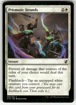 Prismatic Strands 69 C Commander 2019 NM Magic: The Gathering - Image 1