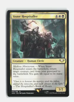 Sister Hospitaller 141 Universes Beyond: Warhammer 40,000 MTG NM - Image 1