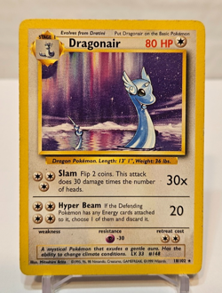 Dragonair 18/102 Rare Unlimited Base Set Pokemon 1796 - Image 1