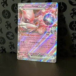 Pokemon Team Rocket's Mewtwo ex 81 Double Rare - Destined Rivals - NM - Image 1