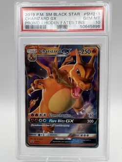 Pokemon Hidden Fates Charizard GX SM211 Black Star Promo PSA 10 Gem Mint Holo - Image 3