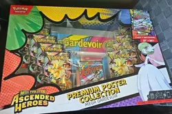 Pokemon Ascended Heroes Premium Poster Collection Box - Mega Gardevoir Sealed 🔥 - Image 1