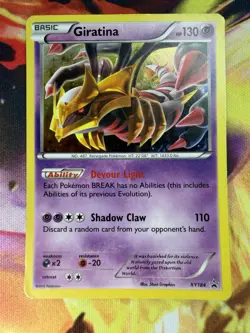 Giratina XY184 LP-DMG Holo XY Black Star Promos 2016 Pokemon TCG - Image 1