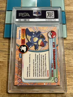 GRADED PSA 10 1999 TOPPS Pokemon T.V. Nidoqeen #31 - Image 2
