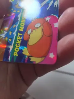 Vintage 1998 Gyarados Psyduck Bandai Pokemon Japanese Vending Prism Vintage Nm - Image 3