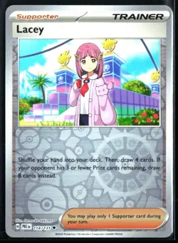 2025 Scarlet & Violet Series - Prismatic Evolutions Lacey #114 Reverse Holo - Image 1
