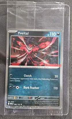 Pokemon Yveltal 088/132 ME Cosmos Holo Promo SEALED GAMESTOP - Image 1
