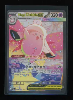 POKEMON Perfect Order MEGA CLEFABLE EX 119/088 Special Illustration Rare NM - Image 1