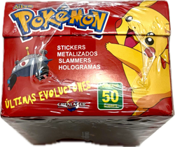 Crealaser Pokemon "Album Pokemon Packs (Spanish)" 50 pack Stickers Slammers Holo - Image 3