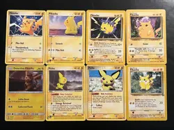 Pokemon TCG Vintage Lot of 8 Pikachu Pichu Sandstorm Emerald Jungle Promo LP MP - Image 1