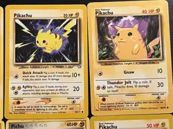 Pokemon TCG Vintage Lot of 8 Pikachu Pichu Sandstorm Emerald Jungle Promo LP MP - Image 3