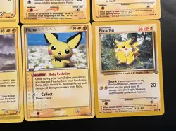 Pokemon TCG Vintage Lot of 8 Pikachu Pichu Sandstorm Emerald Jungle Promo LP MP - Image 5