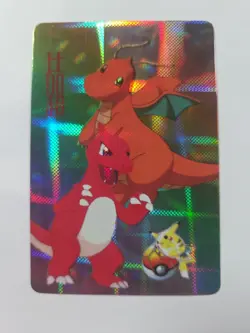 Dragonite Charmeleon Vintage Pokemon Vending Machine Holo 1998 Bandai Nm - Image 1