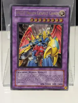 Yugioh VWXYZ-Dragon Catapult Cannon EEN-EN031 1st Edition Super Rare - MP - Image 1