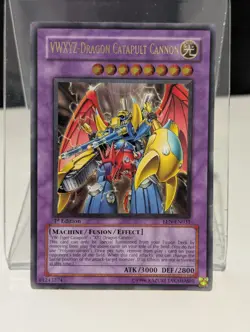 Yugioh VWXYZ-Dragon Catapult Cannon EEN-EN031 1st Edition Super Rare - MP - Image 2