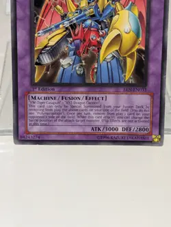Yugioh VWXYZ-Dragon Catapult Cannon EEN-EN031 1st Edition Super Rare - MP - Image 3