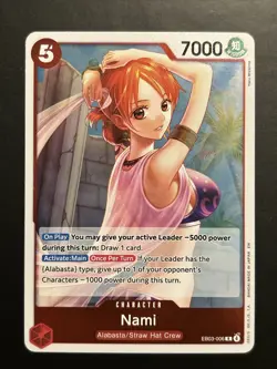Nami (006) EB03-006 Extra Booster: One Piece Heroines Edition Foil NM - Image 1