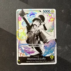 One Piece Monkey.D.Luffy (ST29-001/31) Starter Deck 29 Egghead LP FOIL- Parallel - Image 2