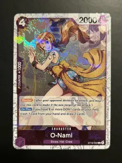 O-Nami (Pirate Foil) ST18-002 Premium Booster The Best- Vol. 2 Foil One Piece NM - Image 1
