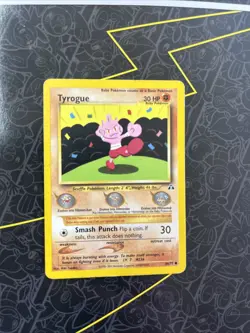 Tyrogue Pokemon TCG 66/75 Neo Discovery Regular Vintage Card - Image 1
