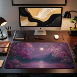 MTG Playmat | Cherry Blossoms Themed Playmat | Unofficial MTG Playmat - Image 2