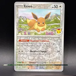 Eevee - (Pokemon Day 2025) (Reverse Cosmos Holo) 074/131 Miscellaneous Cards... - Image 1