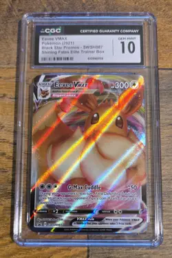 Eevee VMAX SWSH087 SWSH: Sword & Shield Promo Cards Holo - CGC 10 - Image 1
