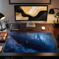 MTG Playmat | Futuristic Starship Themed Playmat | Unofficial MTG Playmat - Image 2