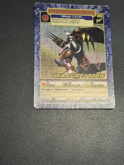 WarGreymon ST-84 Digimon 2001 Holo Vintage Bandai Card - Image 5
