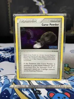 Pokemon Card Ex Unseen Forces Curse Powder 80/115 2005 Reverse Holo - Image 1