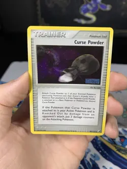 Pokemon Card Ex Unseen Forces Curse Powder 80/115 2005 Reverse Holo - Image 2