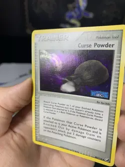 Pokemon Card Ex Unseen Forces Curse Powder 80/115 2005 Reverse Holo - Image 3
