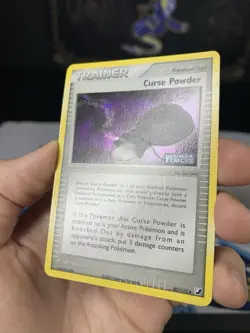 Pokemon Card Ex Unseen Forces Curse Powder 80/115 2005 Reverse Holo - Image 4