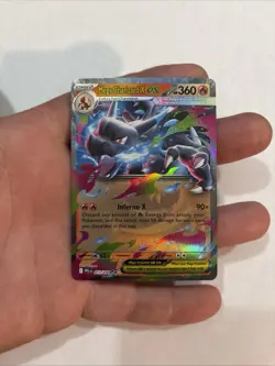 Mega Charizard x EX RR 013/080 Holo Phantasmal Flames Pokemon Card - Image 1